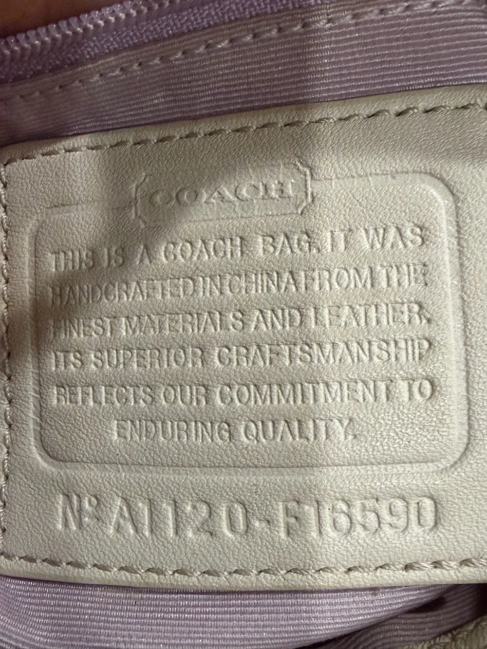 Coach shoulder bag